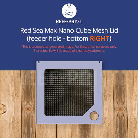 Red Sea Max Nano Cube Mesh Lid by REEF-PRINT