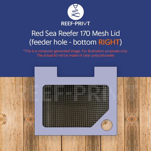 Red Sea REEFER 170 - Polycarbonate Aquarium Mesh Lid by REEF-PRINT